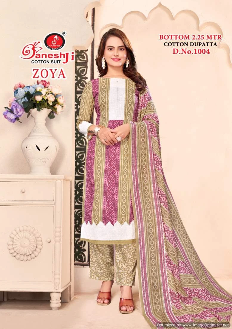 Ganeshji Zoya Vol-1 - Dress Material